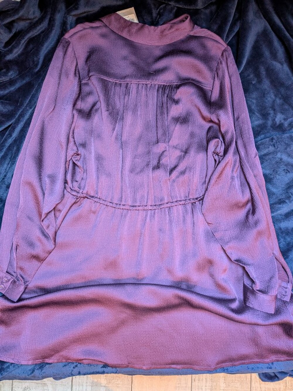 BNWT Oliver Bonas Purple Tie String Mini-Dress